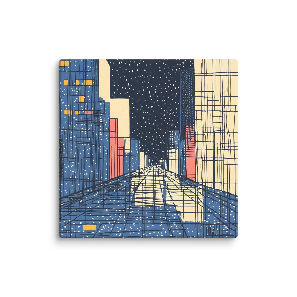 Urban Nights | Canvas | 28″×28″