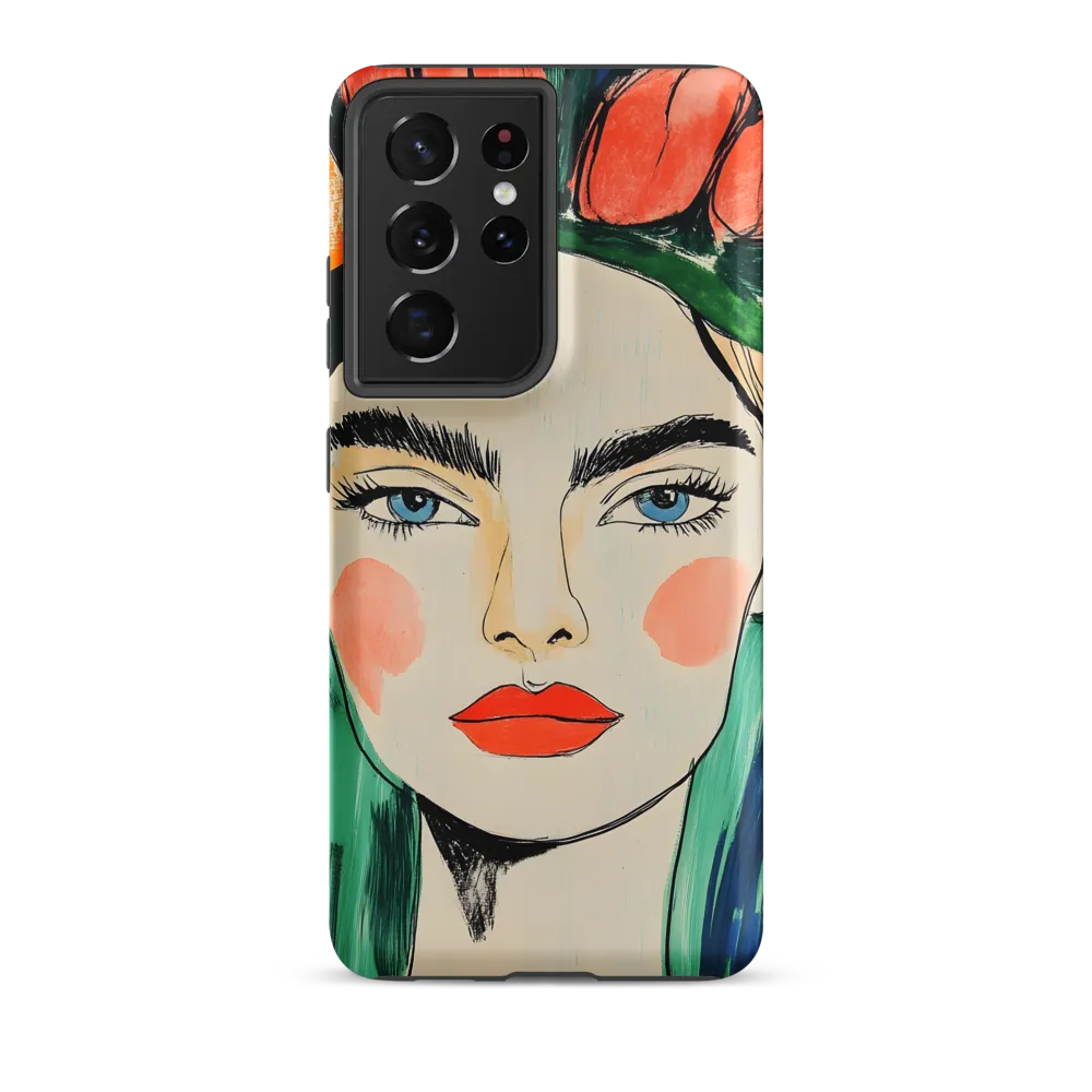 Radiant Bloom: A Serene Portrait