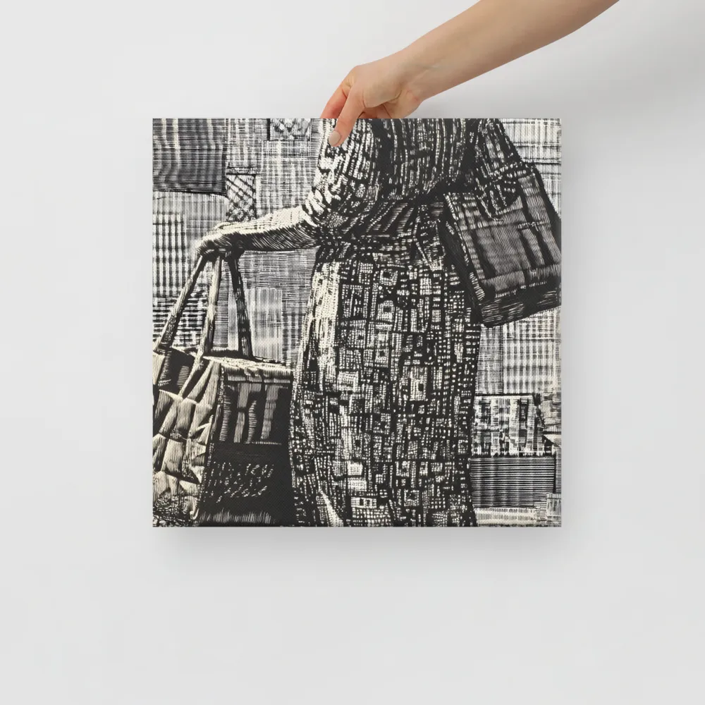 Urban Reflections: A Shopping Narrative | Canvas | 16″×16″