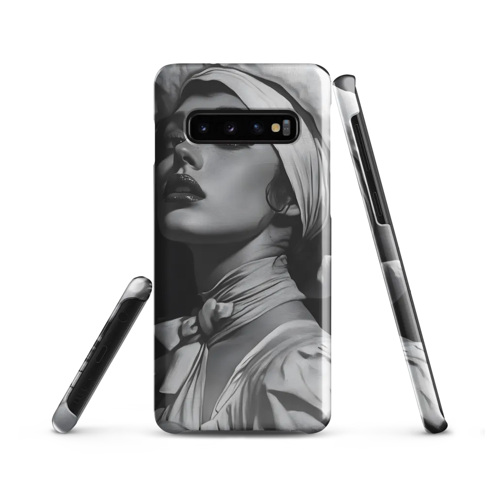 Timeless Elegance: A Charcoal Portrait of Grace