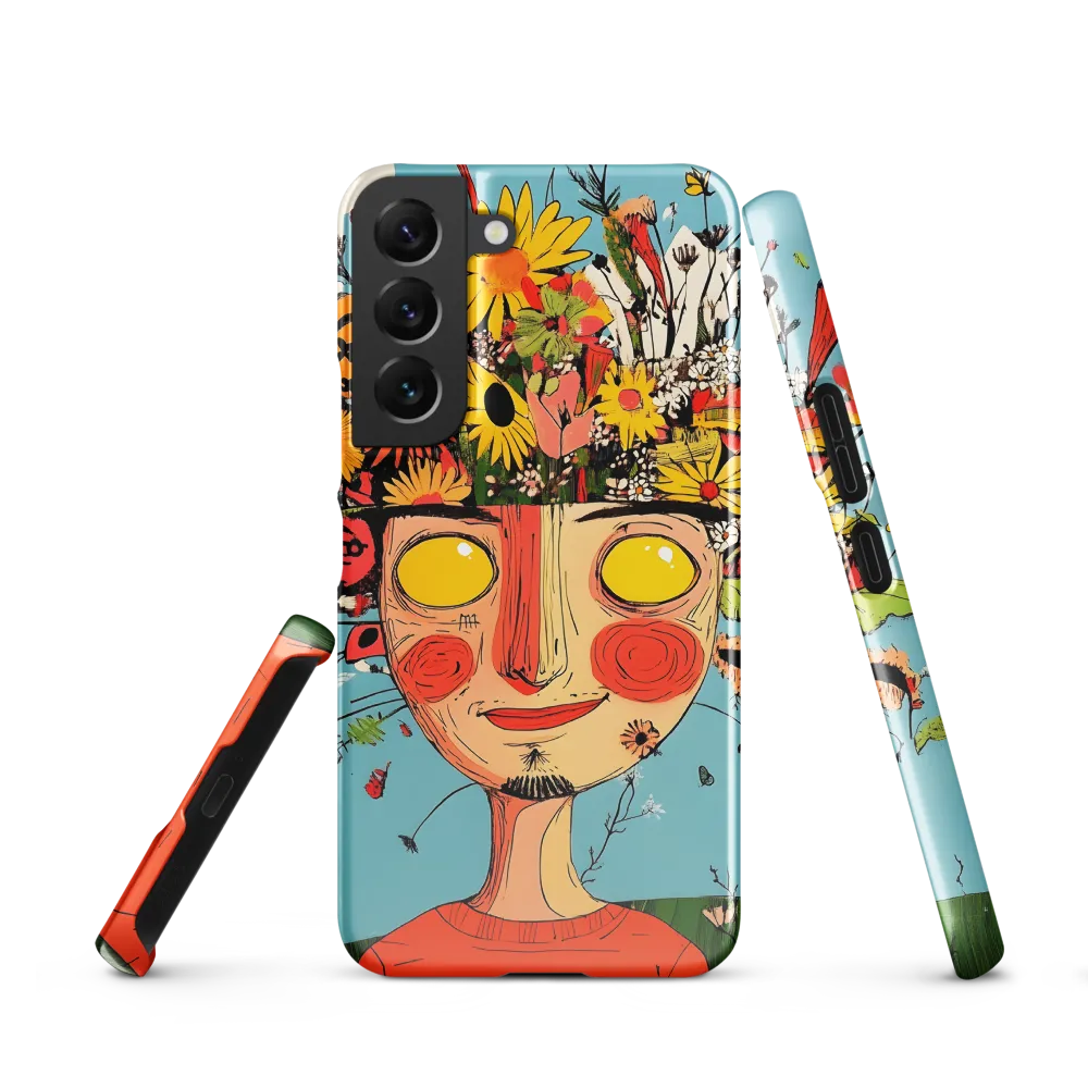 Whimsical Bloom | Phone Case |  S22 | Snap Case | Glossy