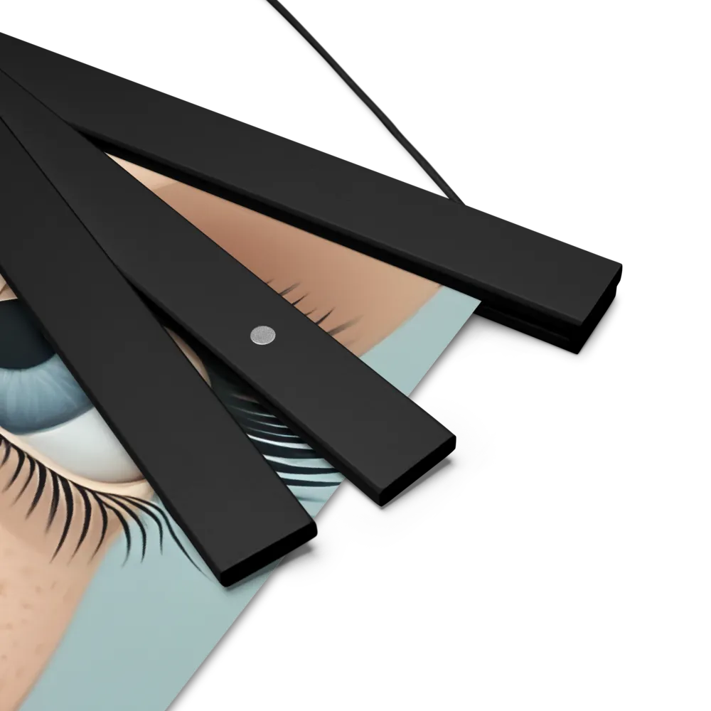 Intriguing Elegance | Poster With Black Wood Hanger | 18″×18″