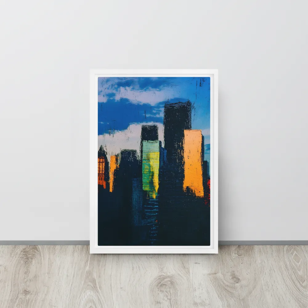 Reflections of Tranquility | Canvas with White Frame | 12″×18″