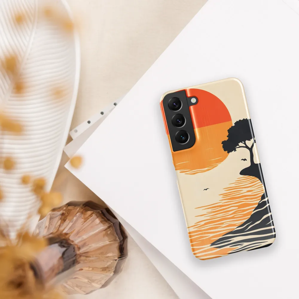 Serene Sunset | Phone Case |  S22 | Snap Case | Glossy