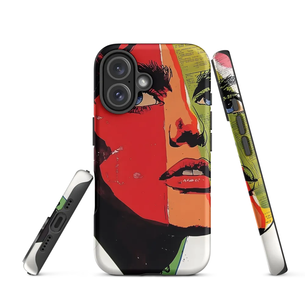 Vibrant Expressions: A Pop Art Portrait | Phone Case