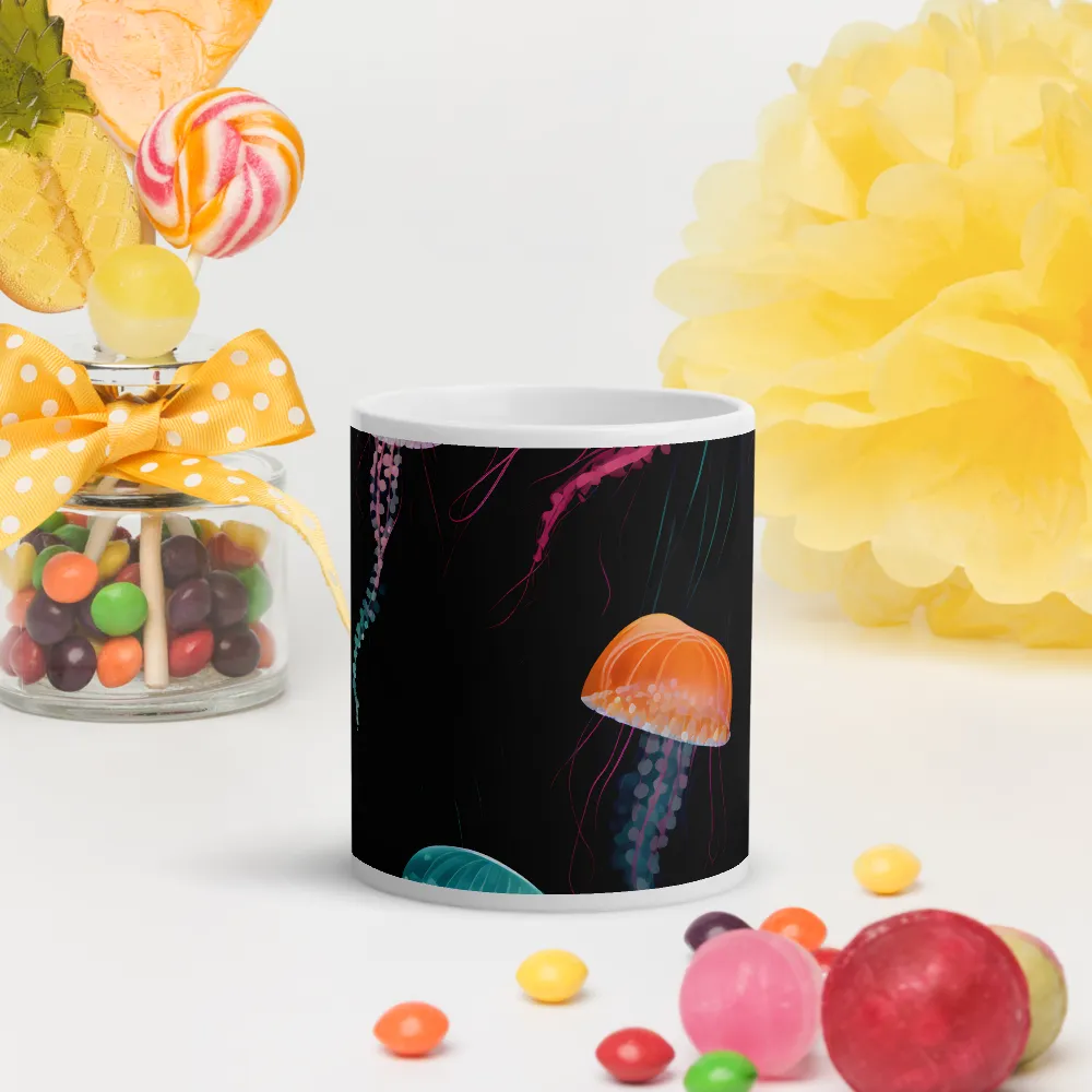 Ethereal Dance of Jellyfish | Mugs | Multiple Sizes & Colors