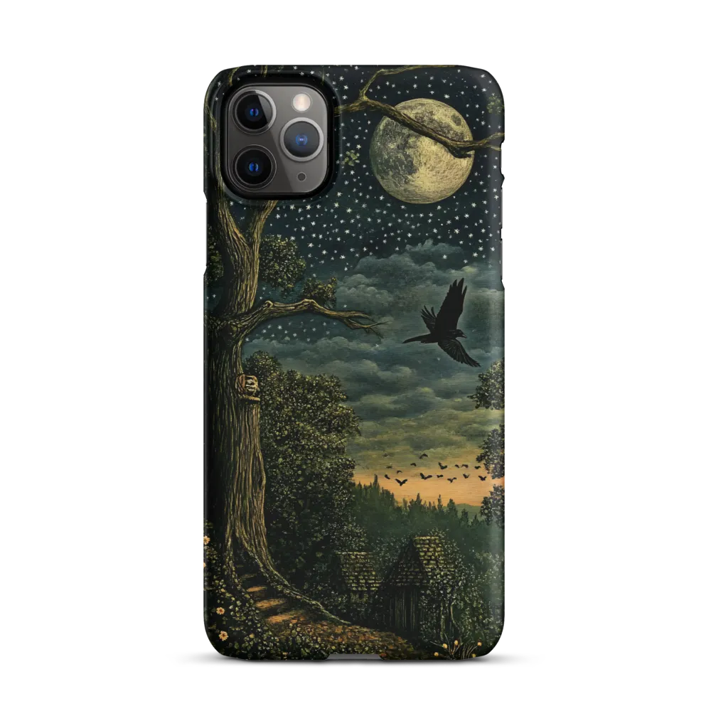 Mystical Nightscape Under the Full Moon