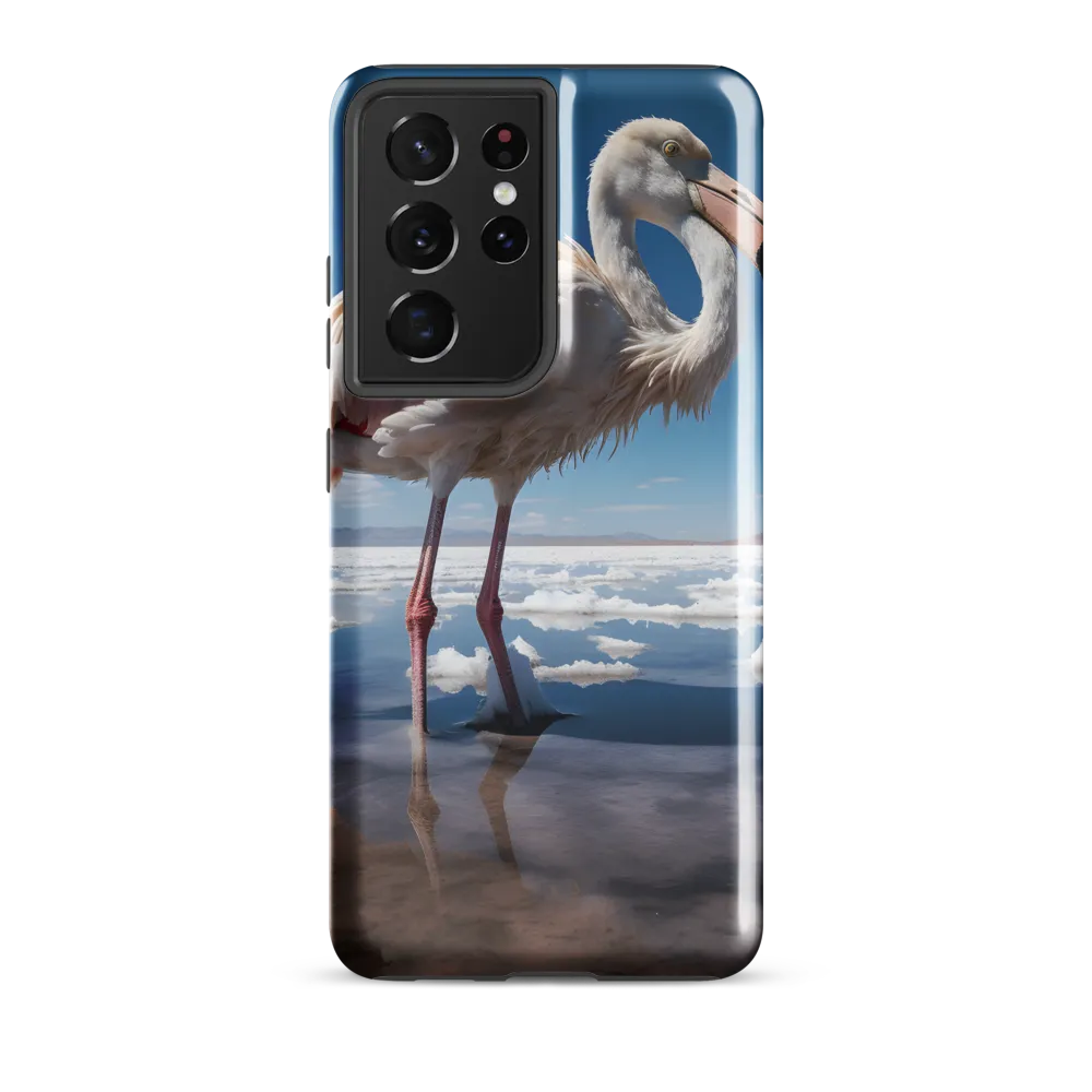 Graceful Solitude of a Flamingo
