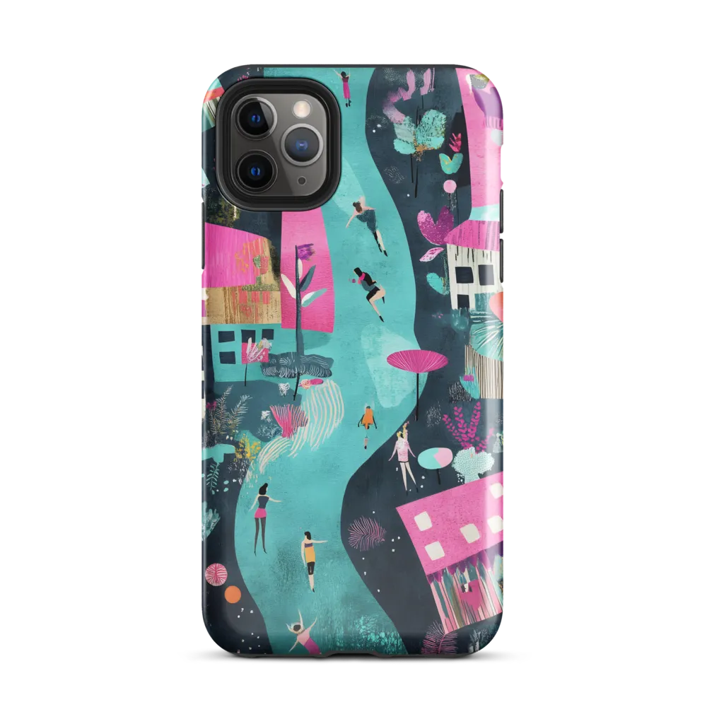 Whimsical Journey Through a Vibrant Landscape | Phone Case |  11 Pro Max | Tough Case | Glossy