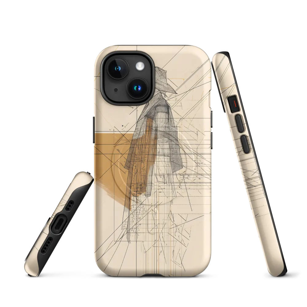 Abstract Profile: A Minimalist Exploration | Phone Case |  15 | MagSafe® Tough Case | Matte