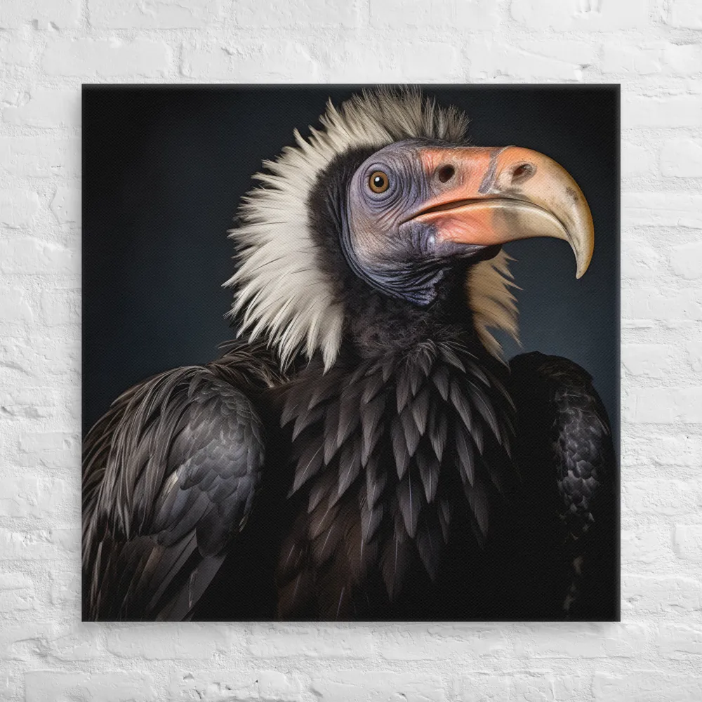 Majestic Vulture Portrait | Canvas | 36″×36″