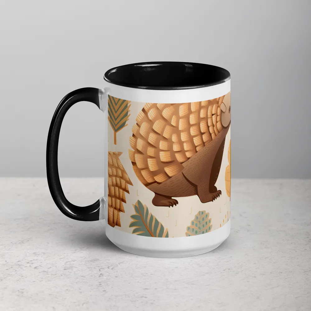 Pangolins in a Whimsical Habitat