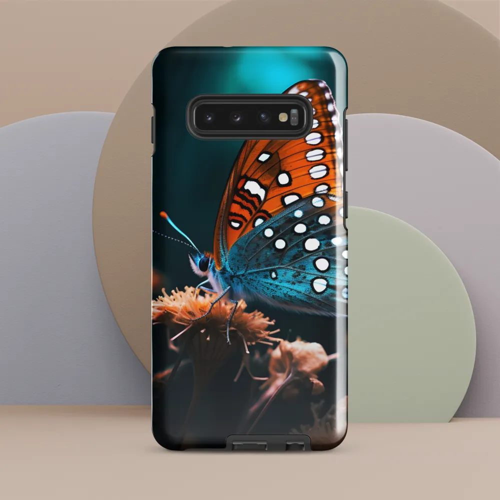 Whispers of Color: The Butterfly's Embrace | Phone Case |  S10 Plus | Tough Case | Glossy