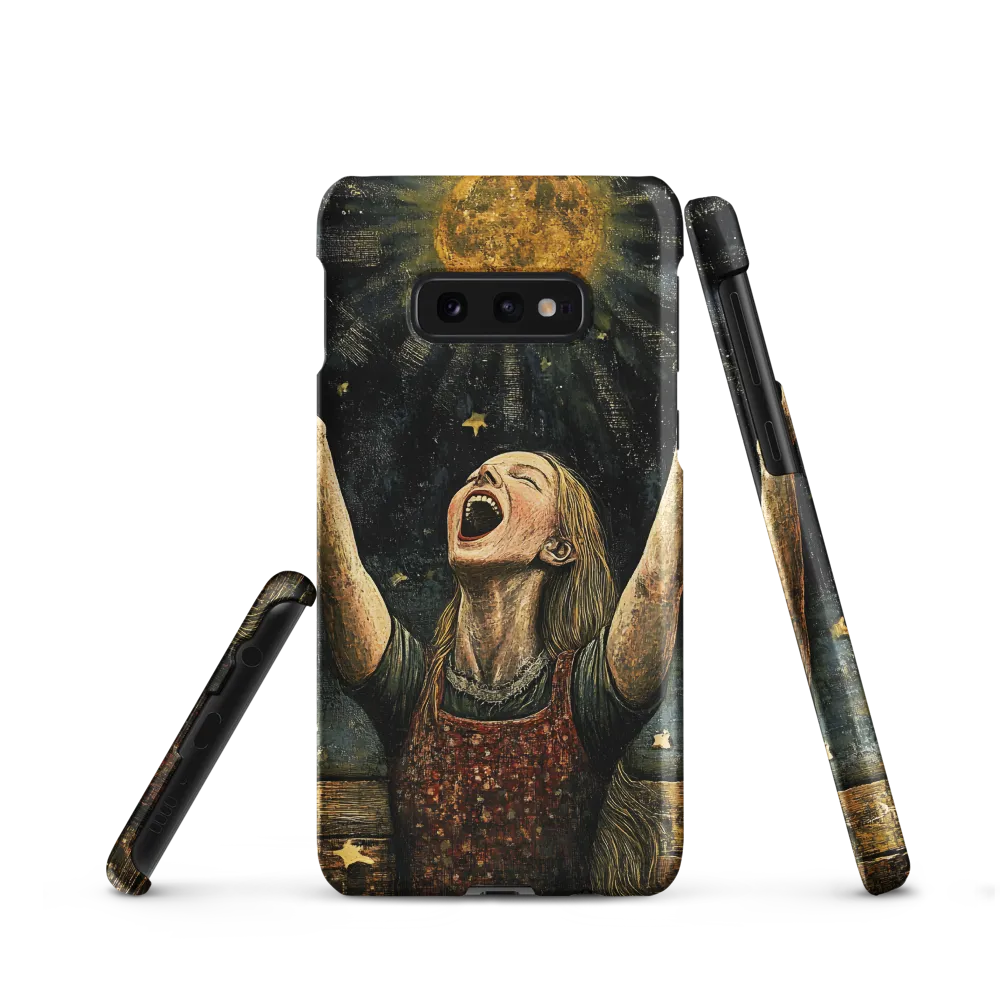 Reaching for the Moon | Phone Case |  S10e | Snap Case | Matte