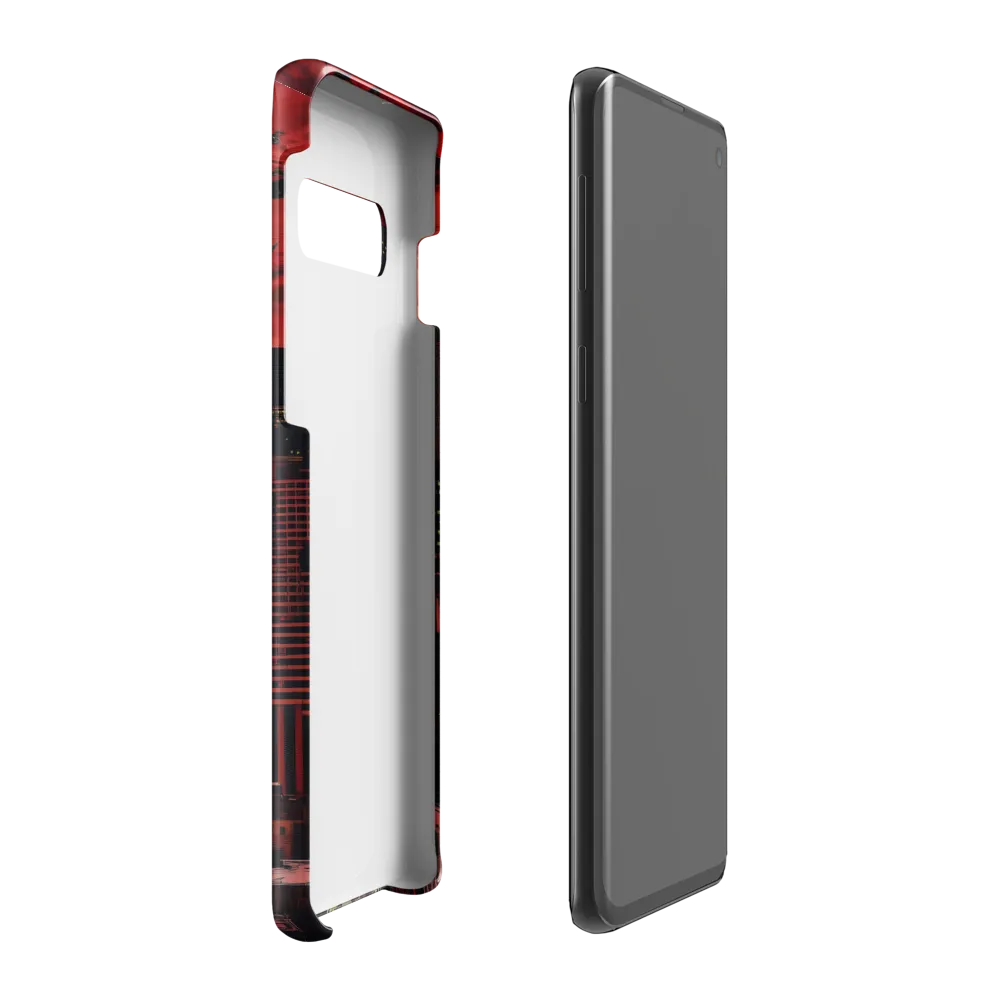 Red City Under Threat | Phone Case |  S10 Plus | Snap Case | Glossy