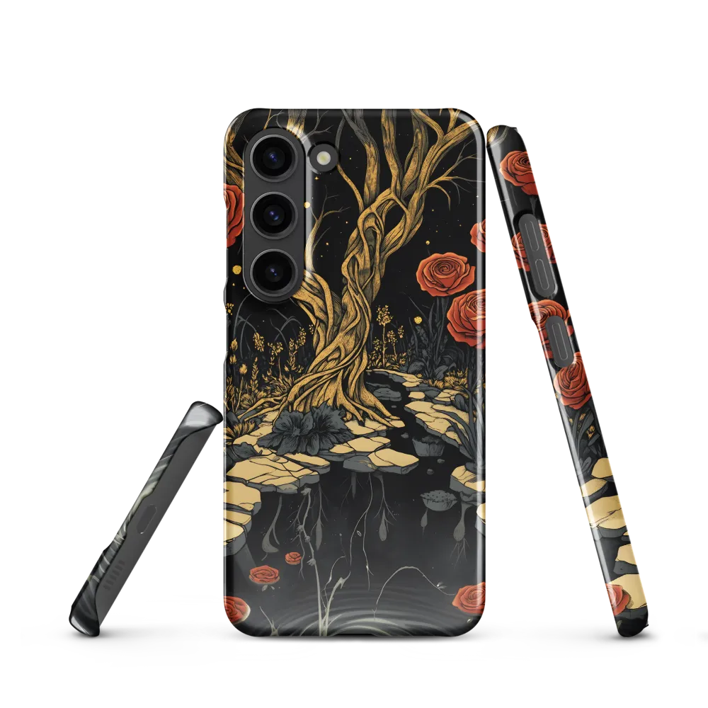 Whispers of the Enchanted Garden | Phone Case |  S23 | Snap Case | Glossy
