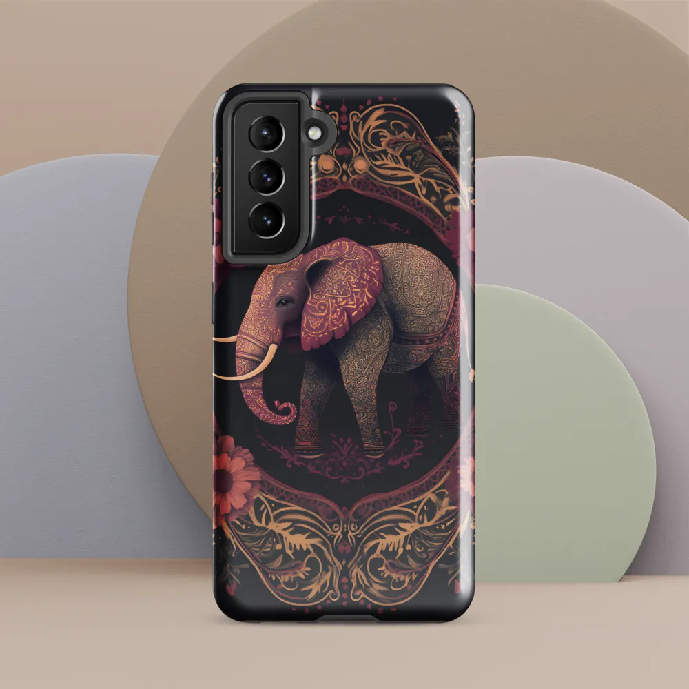Regal Reverie: The Ornate Elephant | Phone Case |  S21 | Tough Case | Glossy