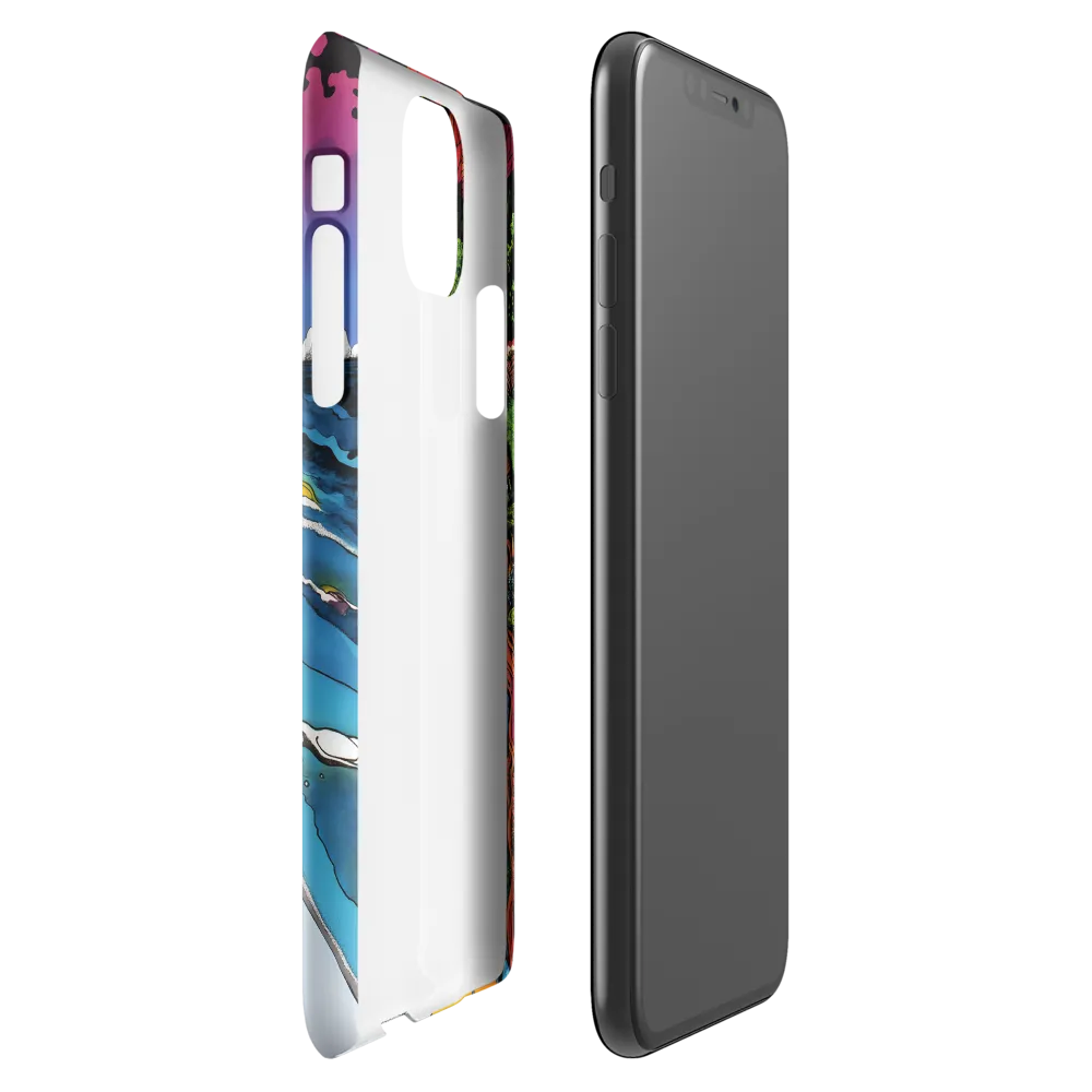 Ethereal Flow: A Psychedelic Landscape | Phone Case |  11 Pro Max | Snap Case | Glossy