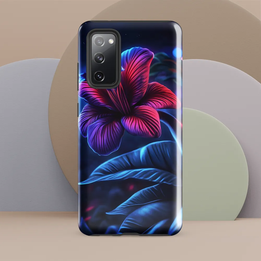 Illuminated Serenity: The Surreal Blossom