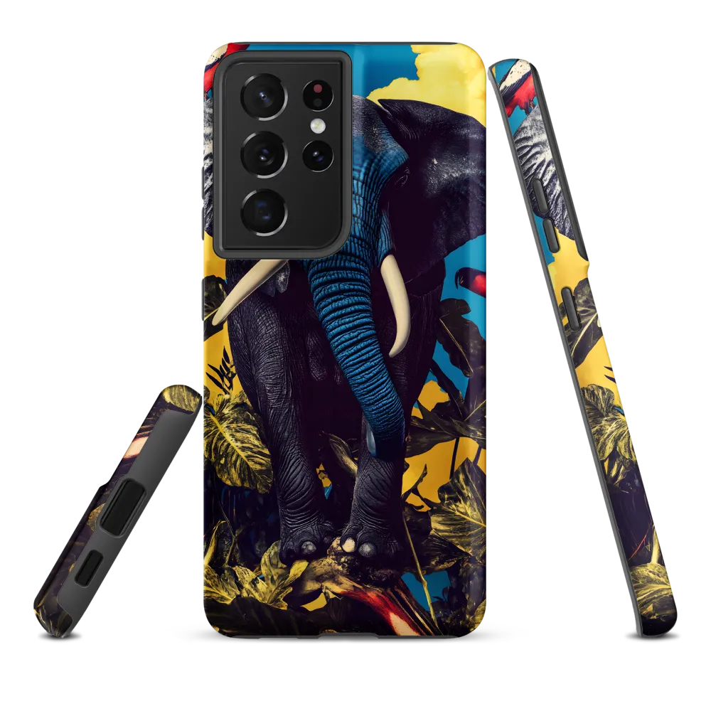 Elephant Dreams in Vibrant Colors | Phone Case |  S21 Ultra | Tough Case | Matte