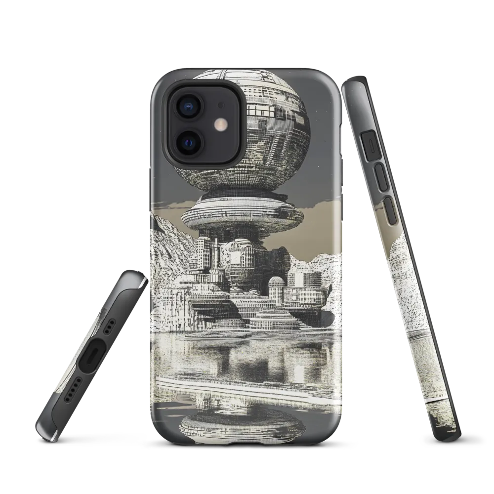 Reflections of a Futuristic Dreamscape | Phone Case |  12 | Tough Case | Glossy