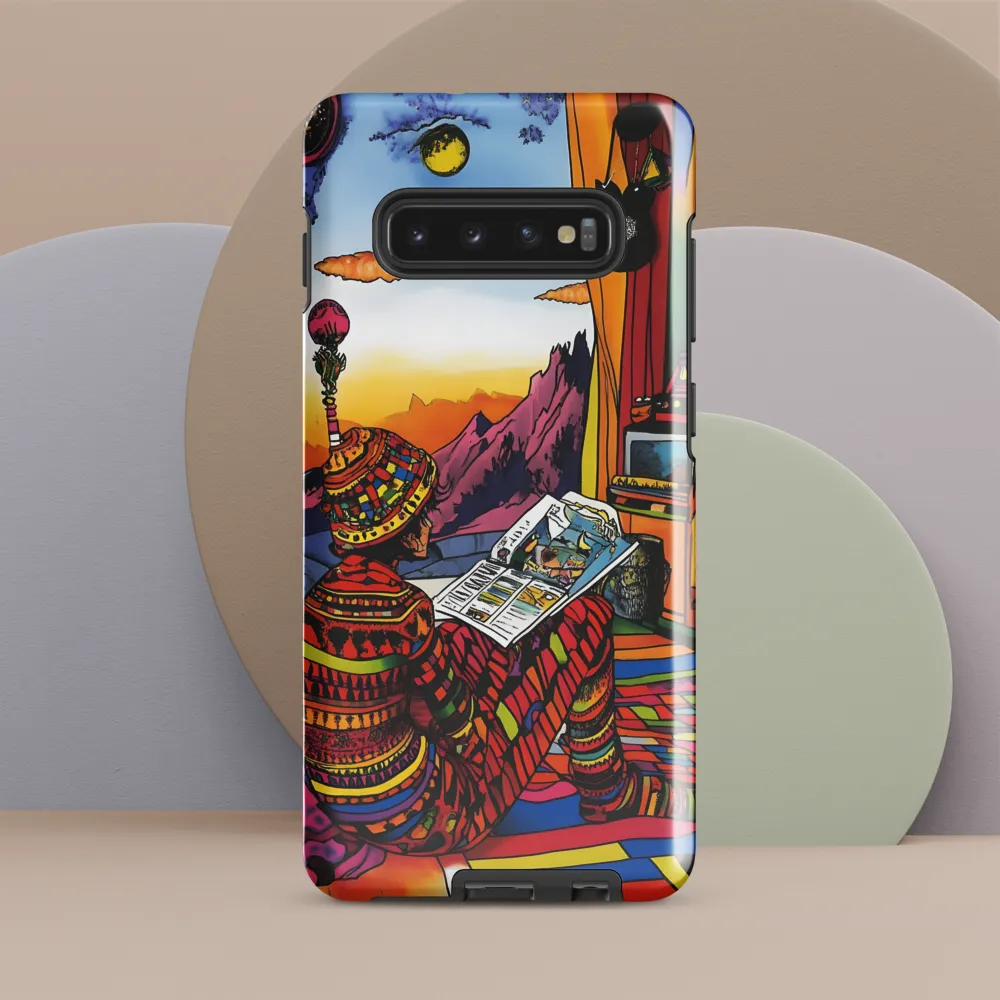 Psychedelic Reverie | Phone Case |  S10 Plus | Tough Case | Glossy