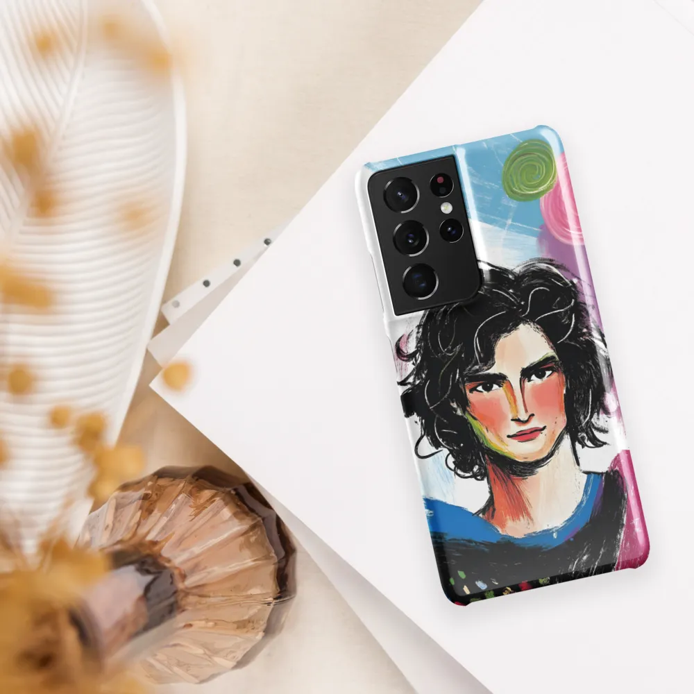 Vibrant Portrait of Youth | Phone Case |  S21 Ultra | Snap Case | Glossy