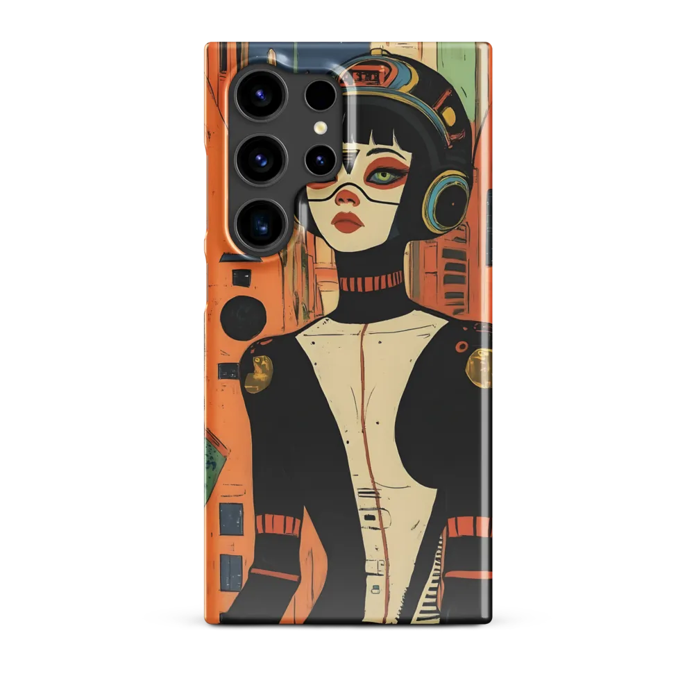 Futuristic Portrait of a Woman | Phone Case |  S24 Ultra | Snap Case | Glossy