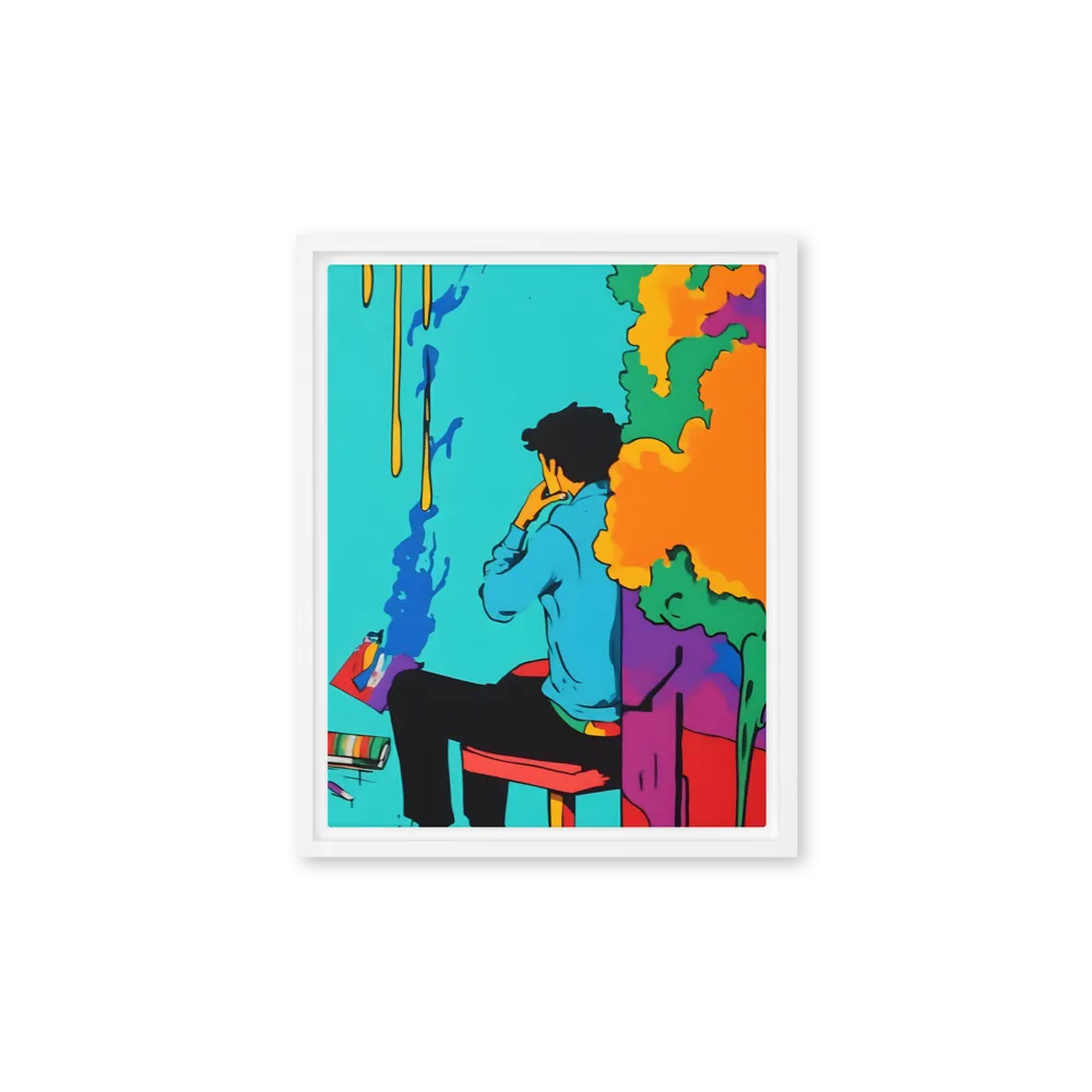 The Artist Within | Canvas with White Frame | 11″×14″