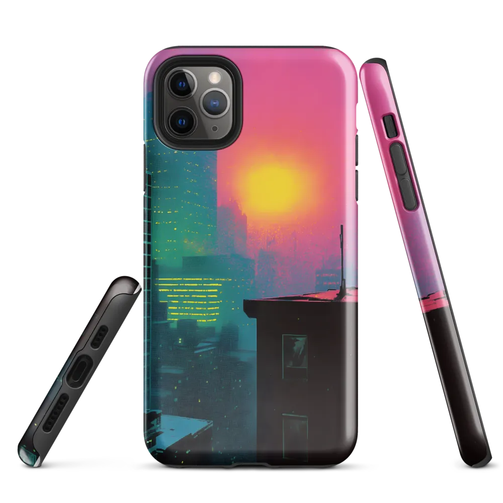 Neon Horizon | Phone Case |  11 Pro Max | Tough Case | Glossy