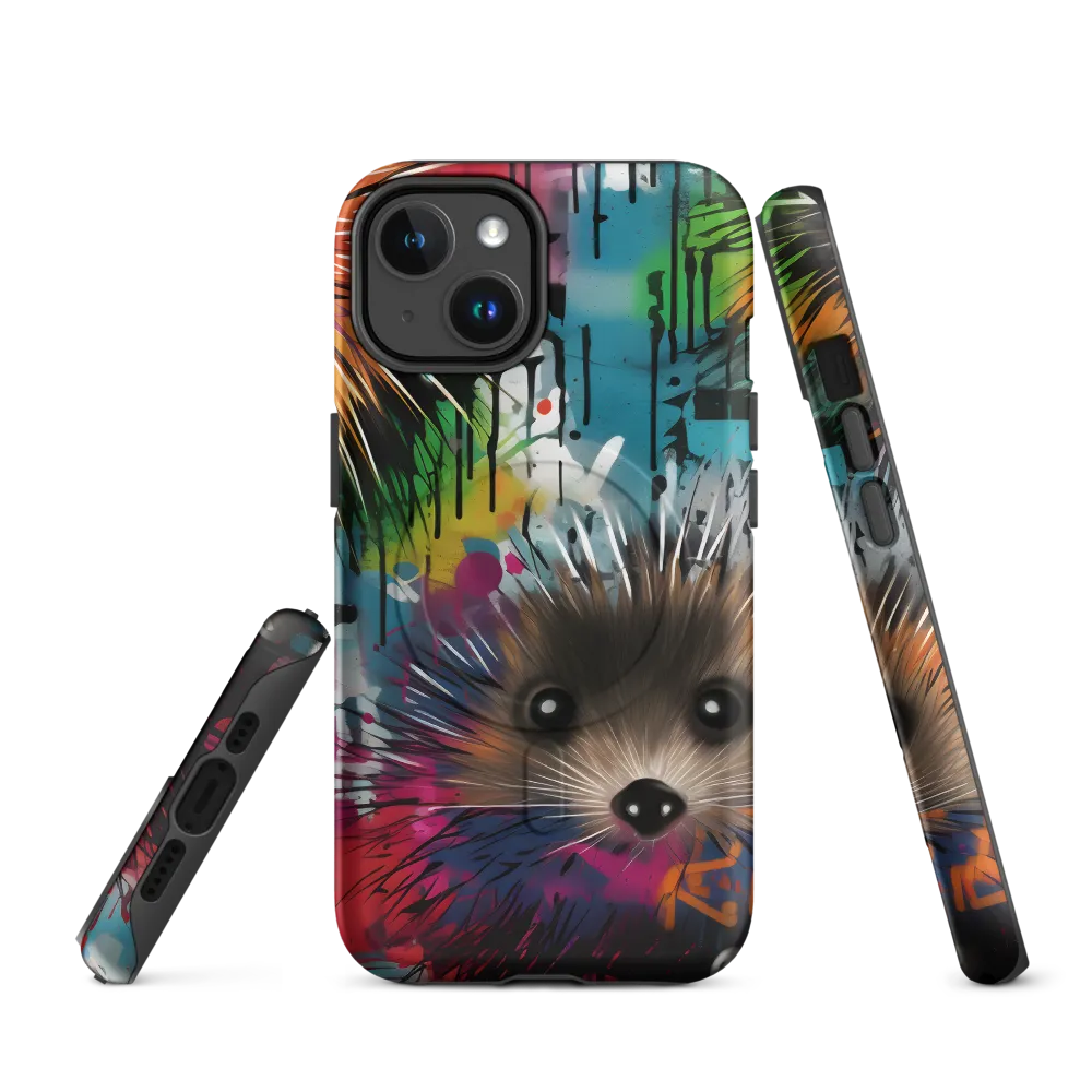 Whimsical Hedgehogs in a Kaleidoscopic Wonderland