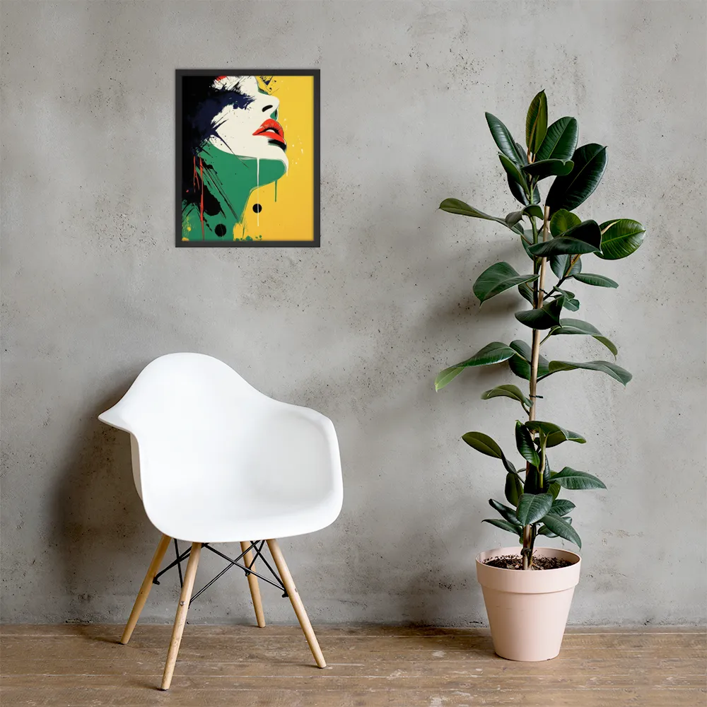 Bold Reflections: A Pop Art Portrait