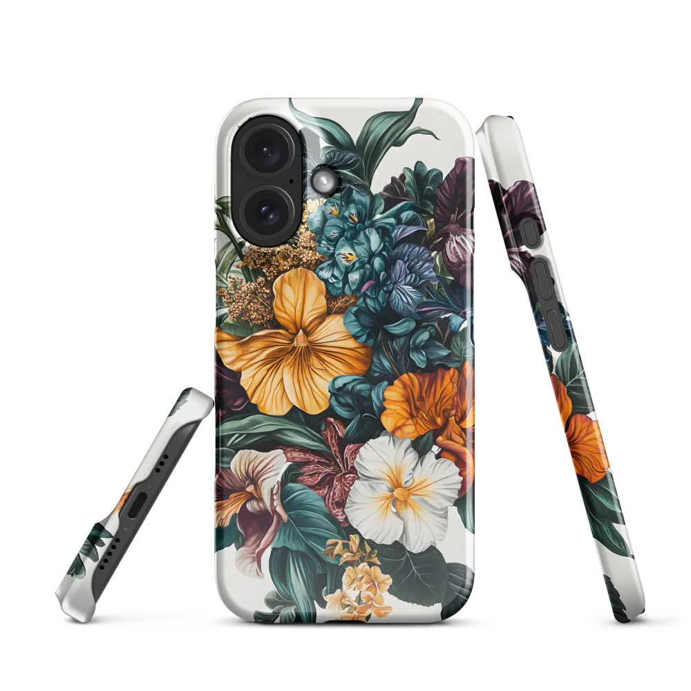 Floral Symphony | Phone Case |  16 | Snap Case | Glossy