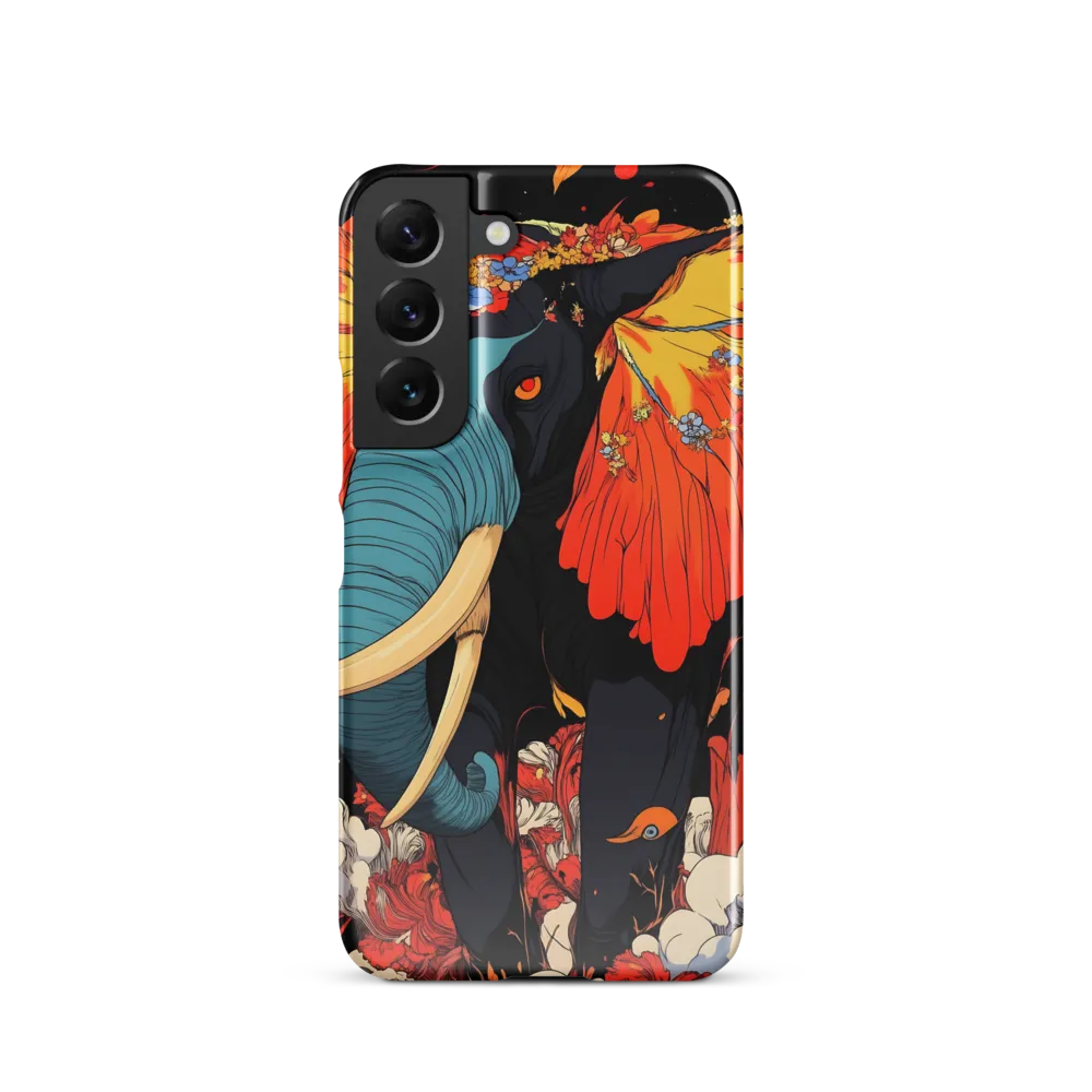Majesty of the Floral Elephant | Phone Case |  S22 | Snap Case | Glossy