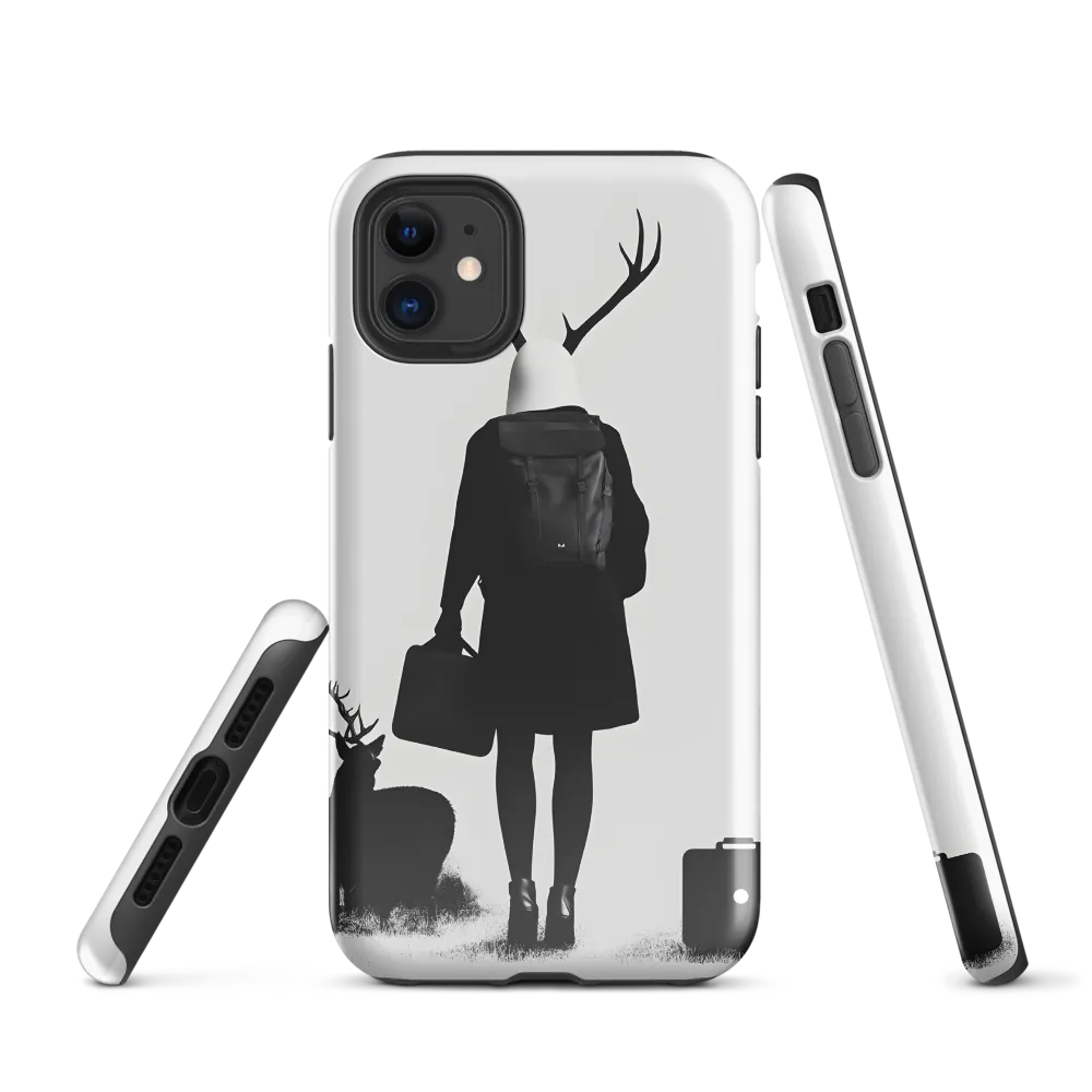 Antlered Reflections | Phone Case |  11 | Tough Case | Glossy