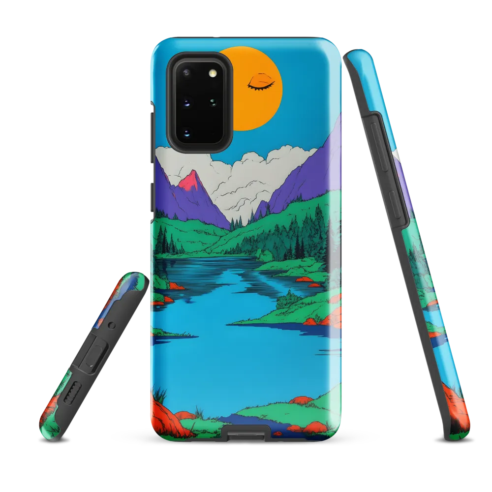 Whimsical Serenity in Vibrant Colors