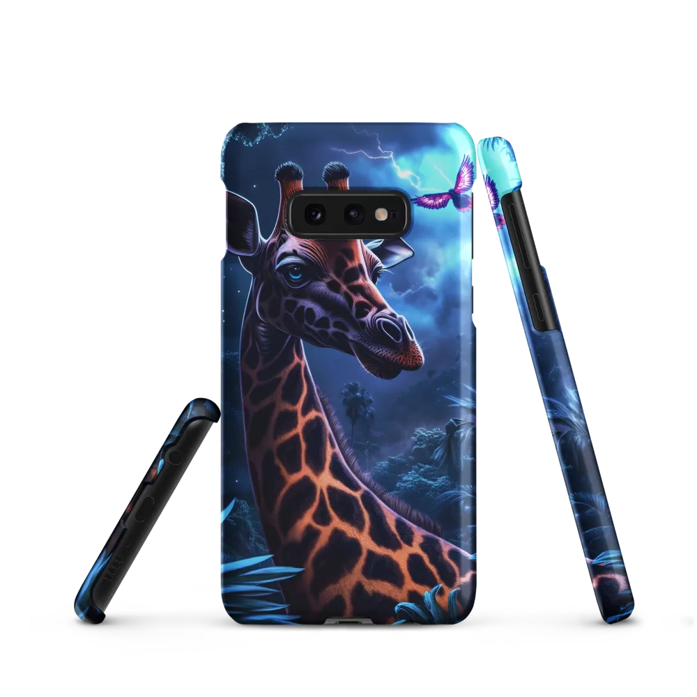 Mystical Giraffe in Twilight Jungle