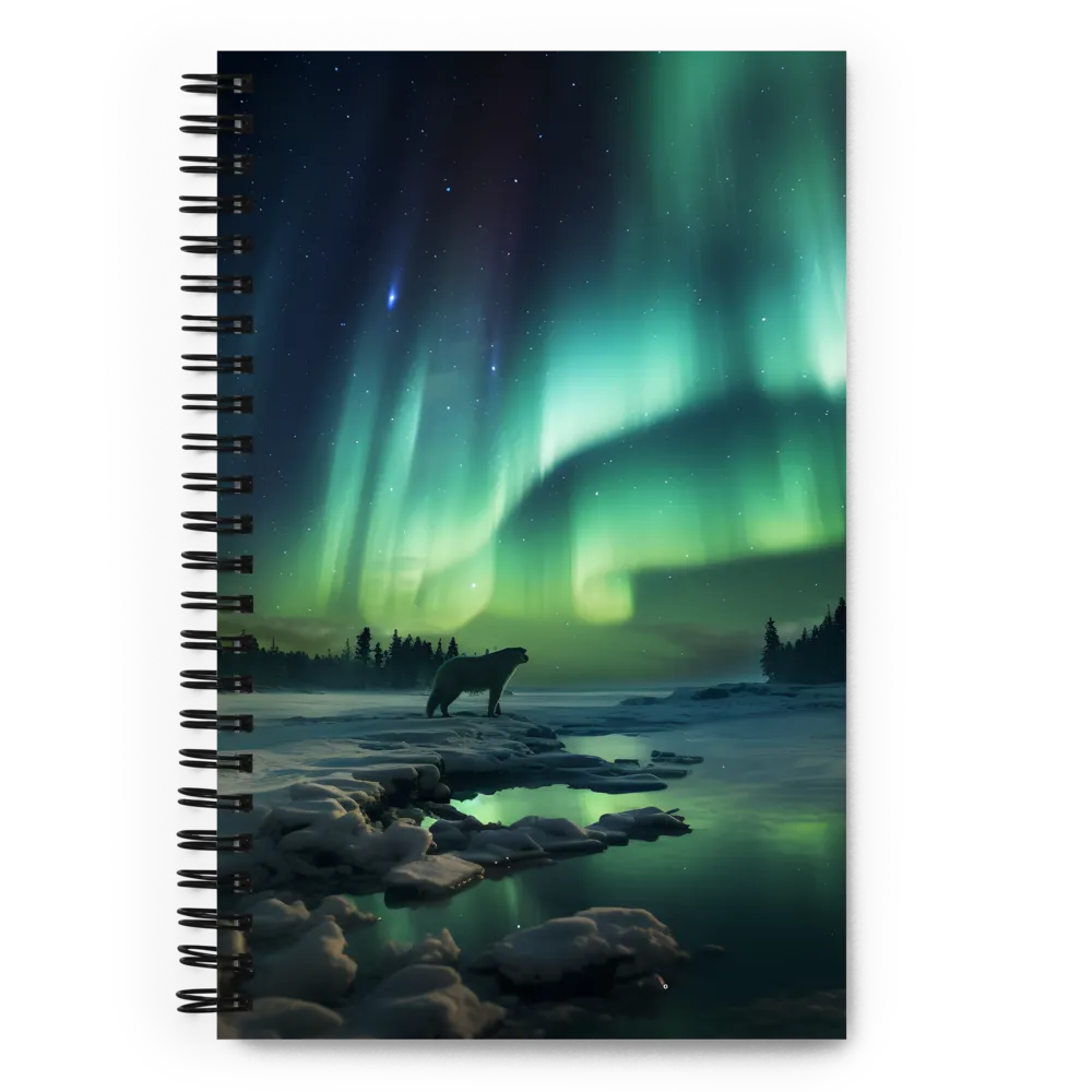 Auroral Guardianship | Spiral Notebook