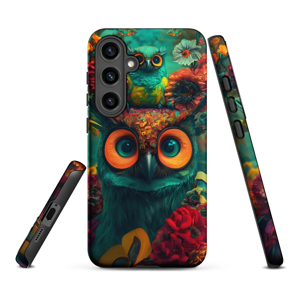 Majestic Harmony: The Floral Owl