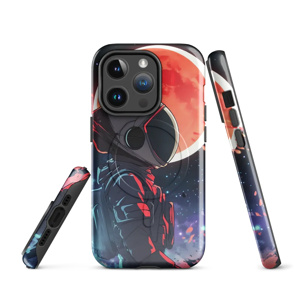 Celestial Voyage: The Dream of an Astronaut | Phone Case |  14 Pro | MagSafe® Tough Case | Glossy