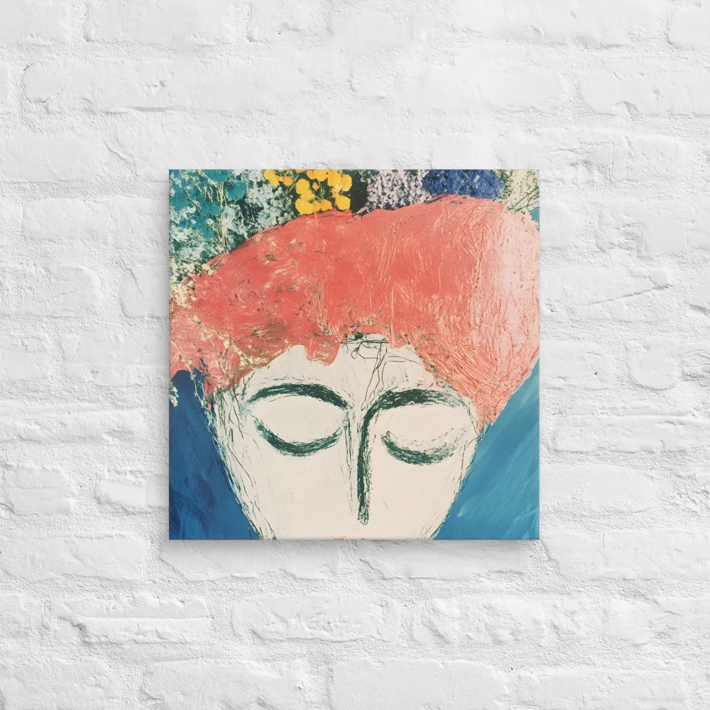 Serenity in Bloom | Canvas | 18″×18″