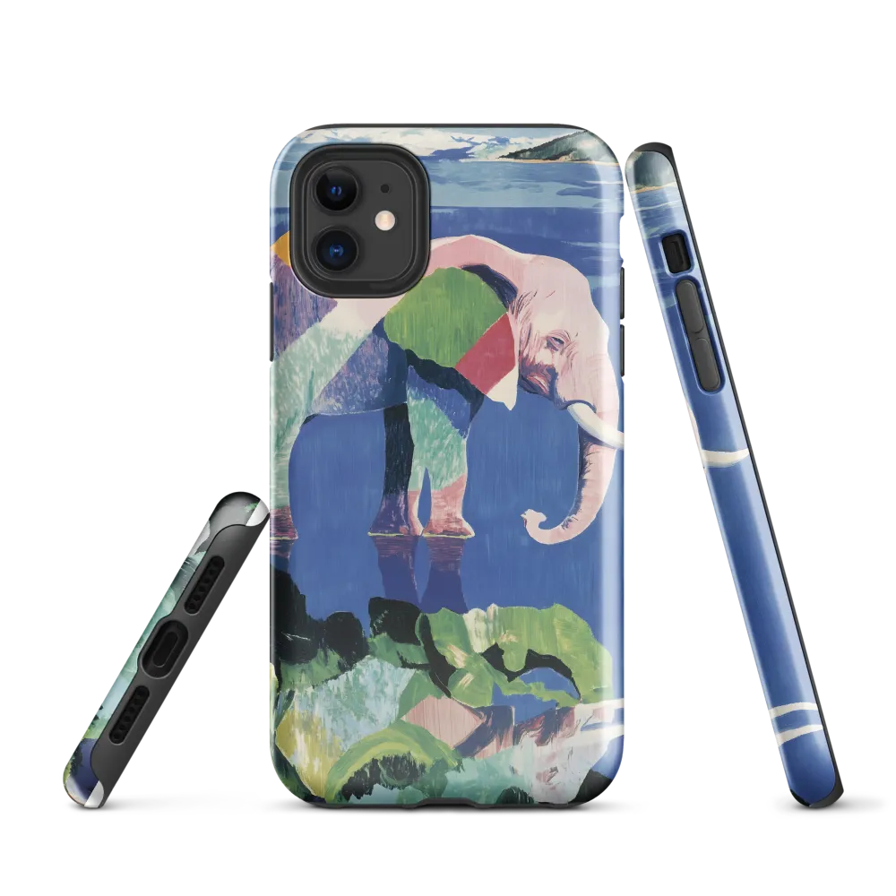 Serenity in Color: The Elephants of Reflection