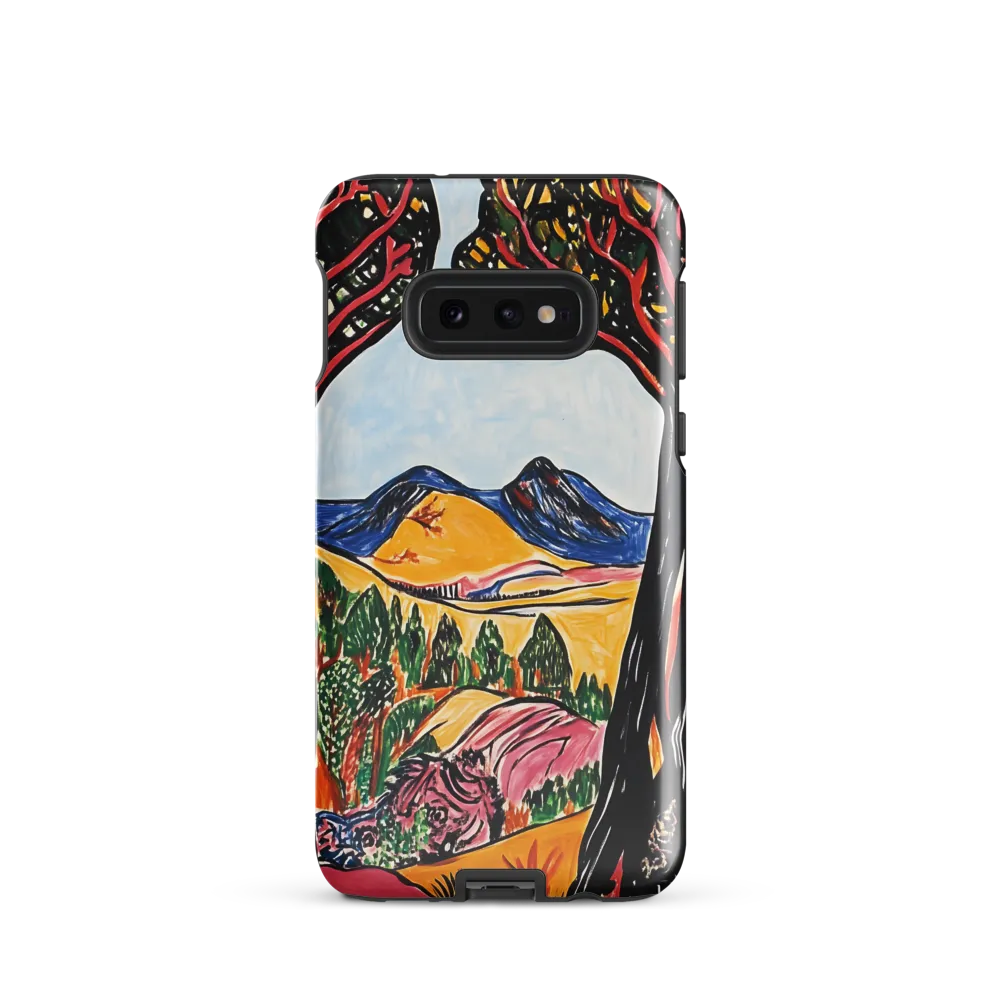 Vibrant Nature's Embrace | Phone Case |  S10e | Tough Case | Glossy