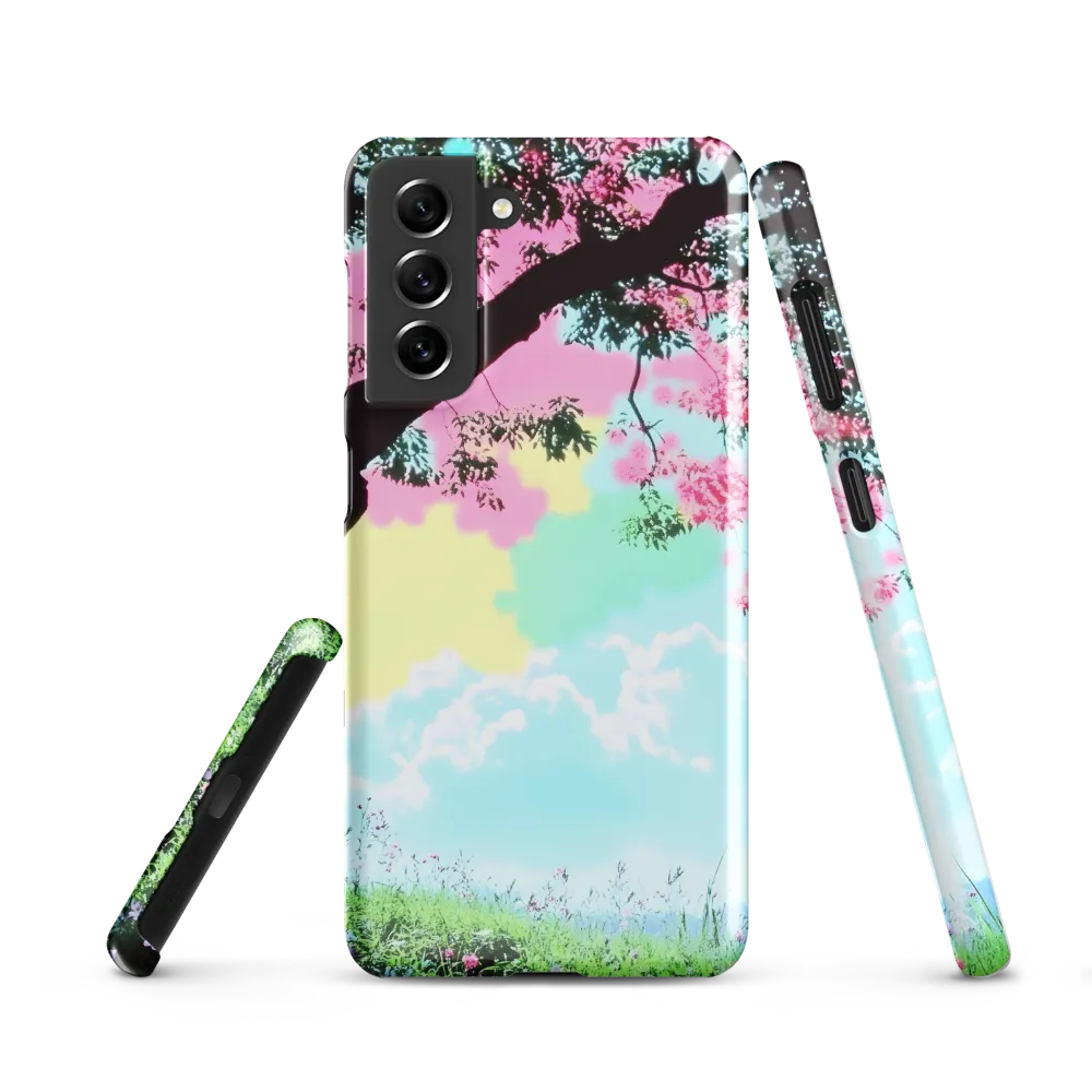 Pastel Dreams: A Surreal Tree Landscape