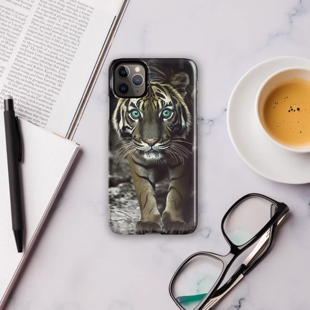 Majestic Gaze: The Tiger's Presence | Phone Case |  11 Pro Max | Snap Case | Glossy