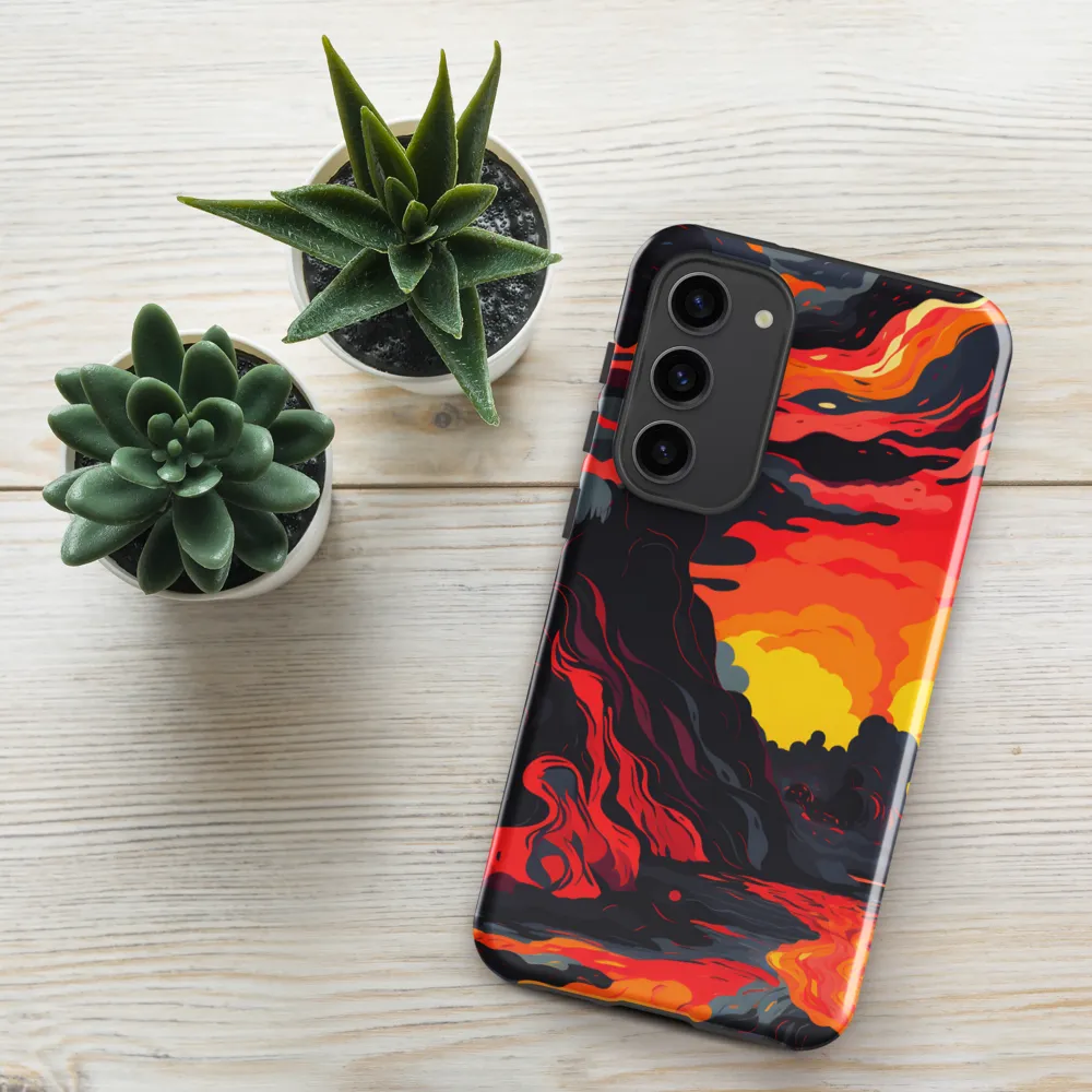 Eruption of Colors | Phone Case |  S23 Plus | Tough Case | Glossy