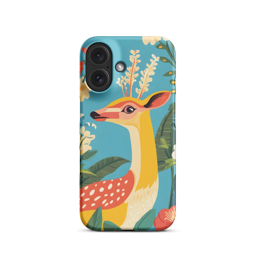 Serene Majesty: A Vibrant Deer Amidst Flora