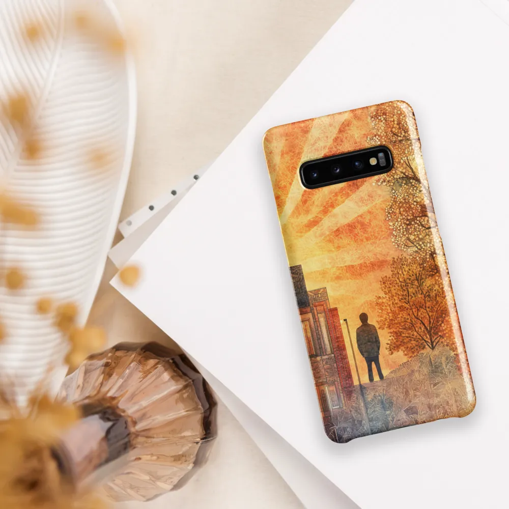 Golden Moments of Reflection | Phone Case |  S10 Plus | Snap Case | Glossy