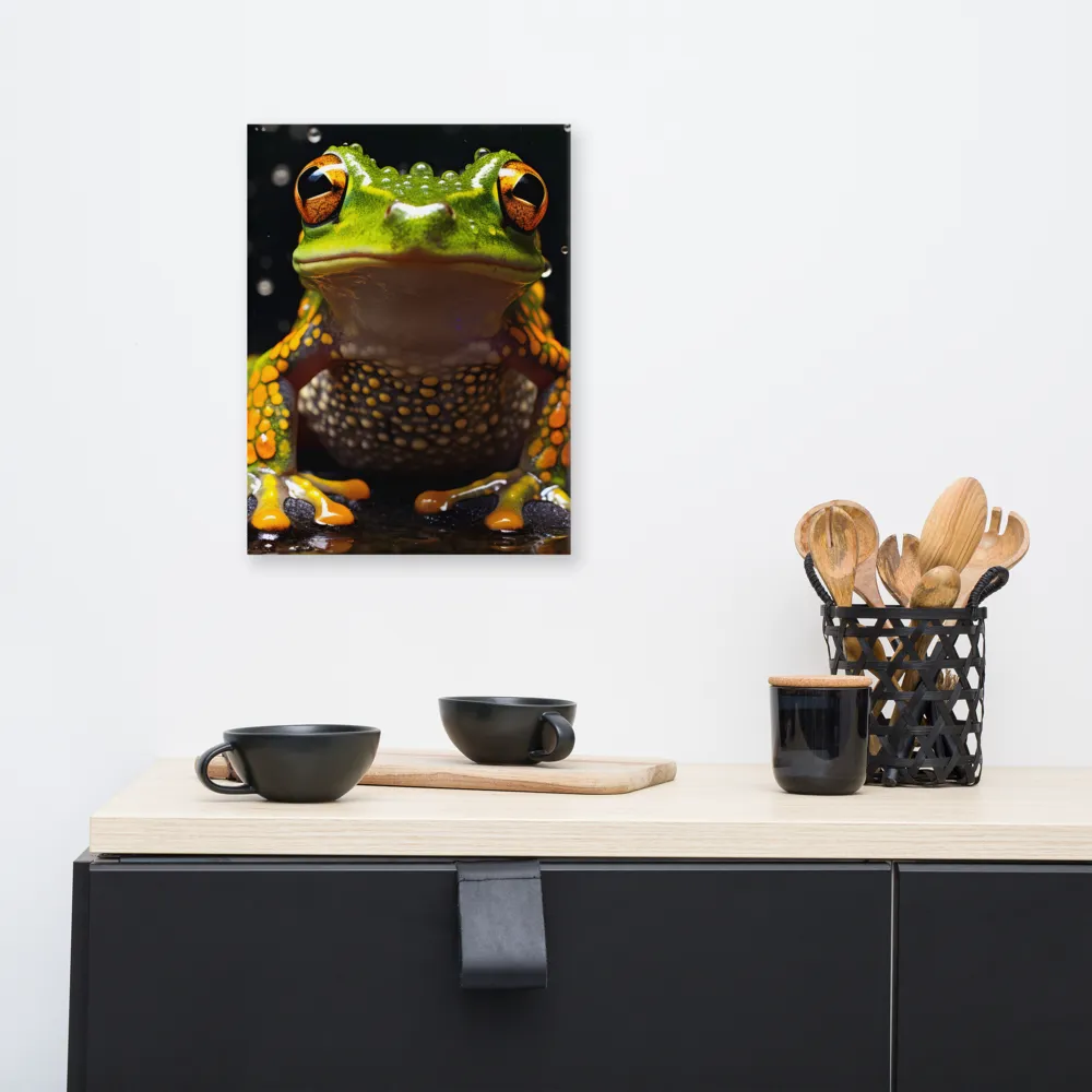 Emerald Elegance: The Frog in Focus
