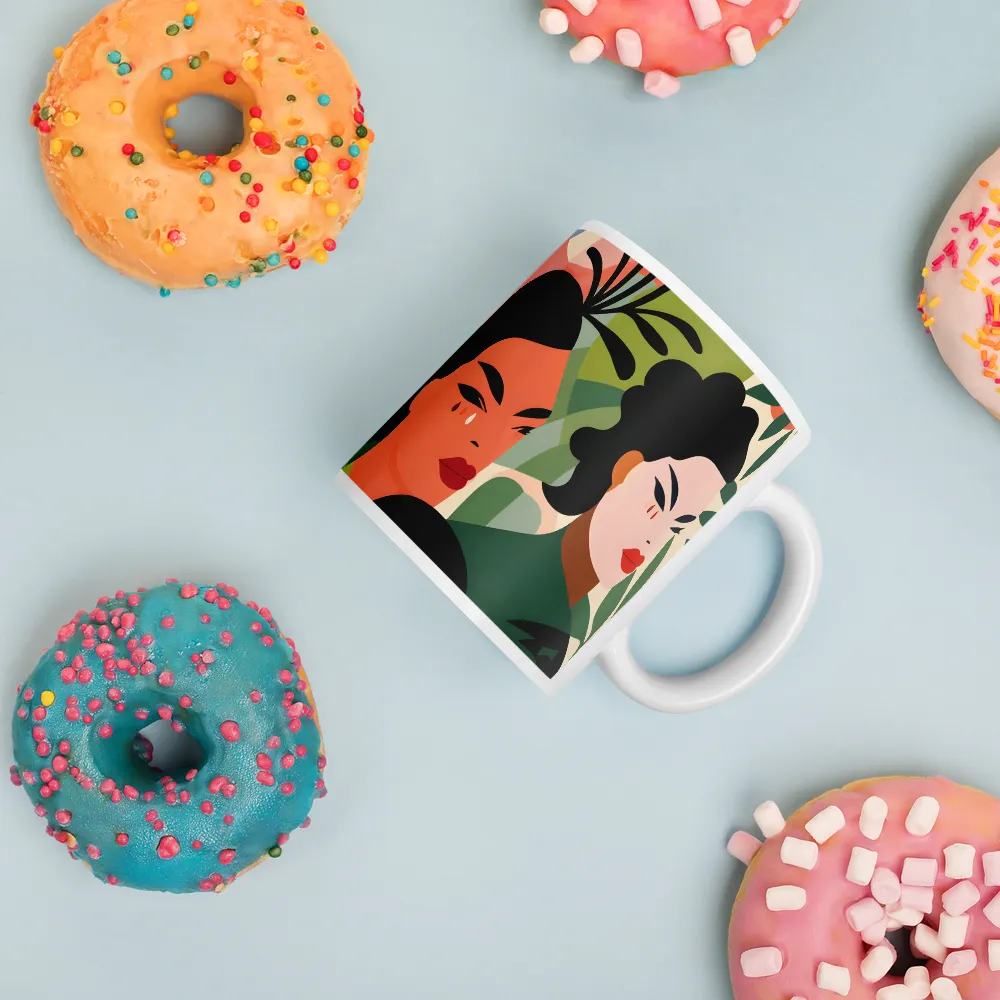 Harmony of Nature and Femininity | Mugs | Multiple Sizes & Colors